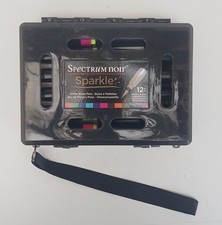 Spectrum Noir Autumn - Winter Sparkle Markers 12pc Set. Glitter Brush Pens.