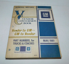 1981 GM VENDOR CONVERSION
