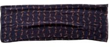 Joules Hare Rabbit Print Dress Scarf, Rectangle 80" X 28" Lightweight, Navy Blue