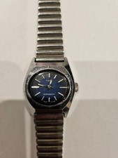 Timex Stainless Steel Blue Face Automatic Watch