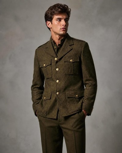Vintage army uniform jacket - army,