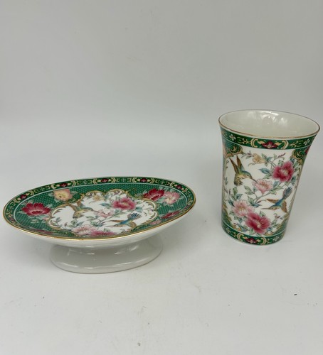 Vintage porcelain vanity - vintage, set