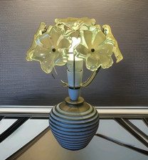 Shelf Pottery Ltd Vintage Retro look Decorative Floral Table Desk Lamp