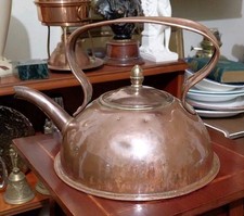 Antique solid copper hob - antique,