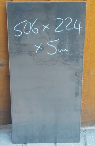 Mild steel plate 506mm x - steel,