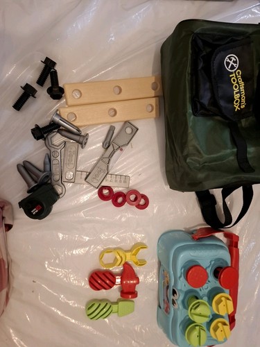 Kids tool set with carry - with,