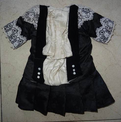 Superb silk dress - , century