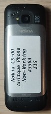 Nokia  C5-99 Antique Keypad Mobile Phone #558A Non-Working For Parts Only