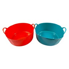 16 Litre Shallow Skip Feed Tub Water Trough Bucket horse cattle livestock sheep