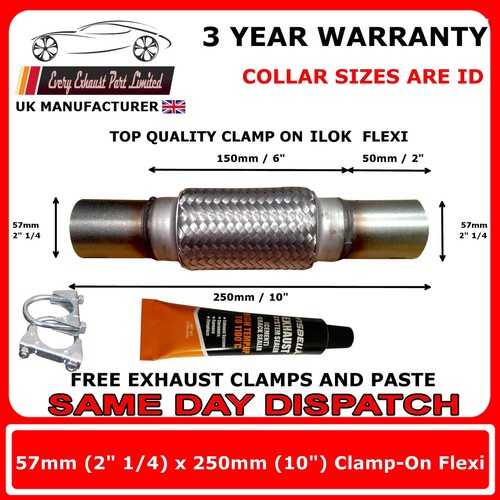 Exhaust flexi pipe - 10",