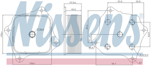 Oil cooler for honda - oil,