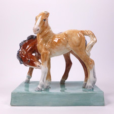 ROYAL WORCESTER FIGURE "FOALS"