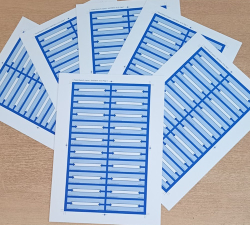 Jukebox labels sheets - x,