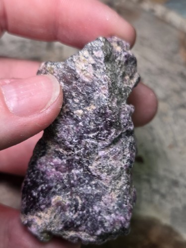 Raw australian purple stone - raw,