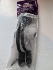 Carlisle Brass Bed Pull Handle 150mm IHH150BLK/BP Hot Black, Pack of 2