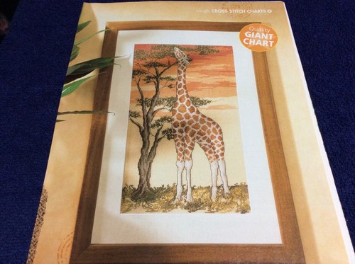 Giraffe cross stitch - (x), chart