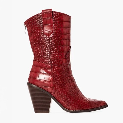 Women red croc - red,
