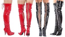 Men unisex thigh high - thigh-high, back