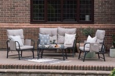 Folding Garden Furniture Perth Outdoor 4 Piece Lounge Set Caravan Camping