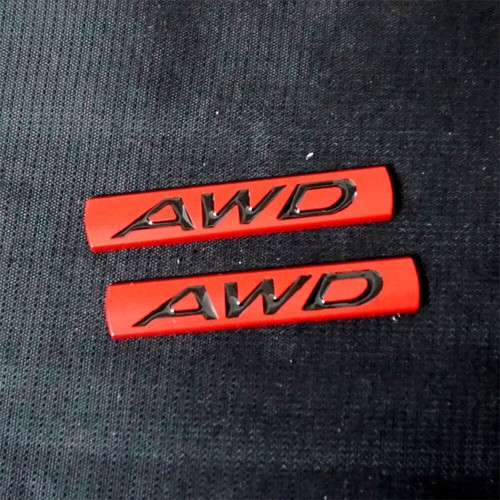 Matte red awd metal - awd,