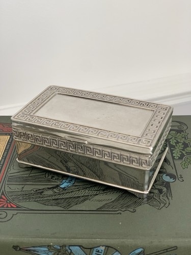 Vintage silver plated trinket - vintage,