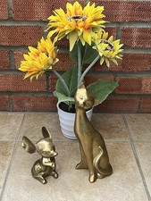 Vintage Heavy Brass Sitting