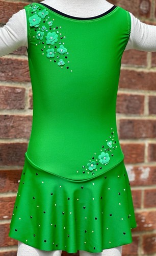 Green black lycra - black,