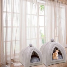 Cute Cat House Pet Bed Hut