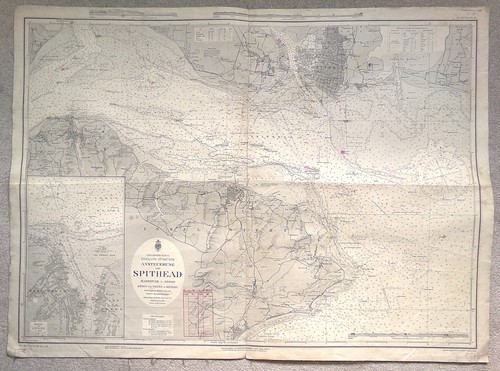 Antique sea chart - antique,