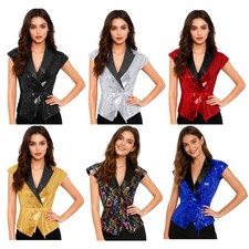 Women's Glitter Vest Dressy