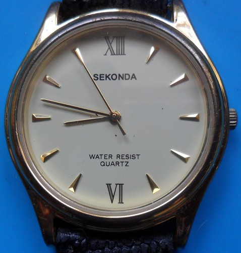 Sekonda black strap - black,