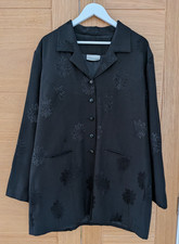 Vintage black evening coat