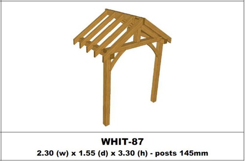 European oak porch - oak, kits