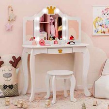 Kids Princess Vanity Table &