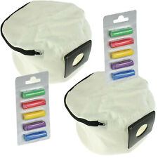 2 x Reusable Zip Up Bag & Fresheners For Numatic Henry Hetty James Vacuum Hoover