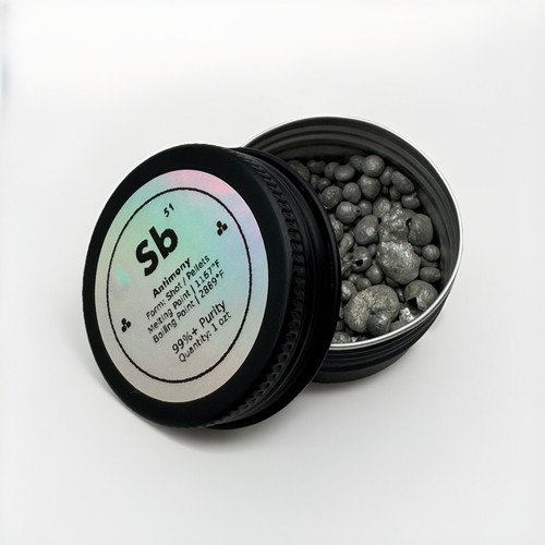 Pure antimony shot - pure,