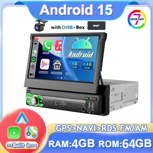Dab single 1din - dab+, 7"