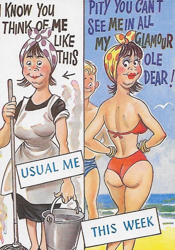 Bamforth seaside comic - comic, small