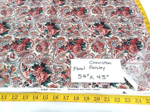 Green burgundy paisley floral - green,