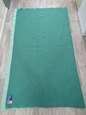 Vintage Green Moderna Monarch Large Blanket 238cm x 200cm Satin Trim