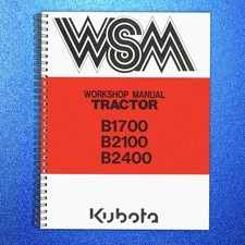 KUBOTA B1700 B2100 B2400 WSM