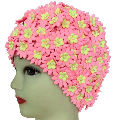 Flower swim cap swimming - flower, hat