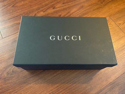 Gucci empty black shoe box - empty,