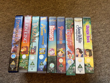 Disney VHS Videos including