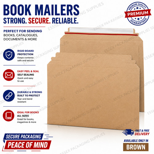 Book mailers rigid 400gsm - rigid,