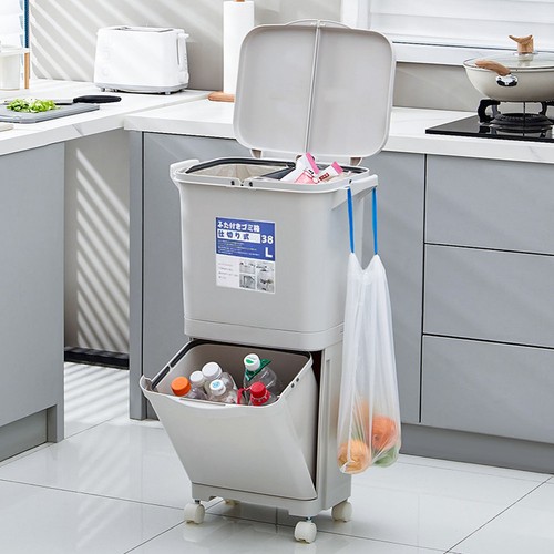 Kitchen rubbish waste bin - kitchen,