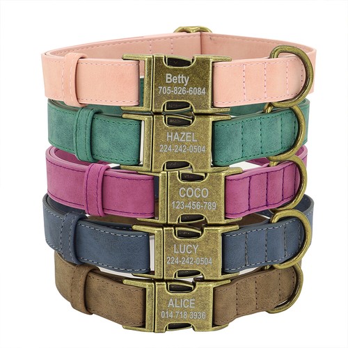 Leather personalised dog - leather,