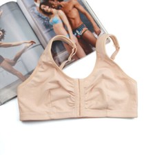 Cotton Rich Ladies Non Wired Non Padded Soft Stretch Uk Size Front Fastening Bra