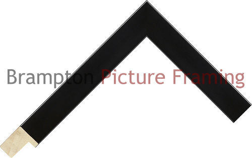 20mm wide black flat wood - 20mm,