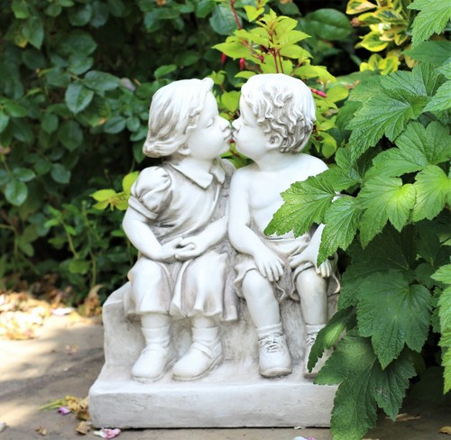Garden ornaments large - large, cherub